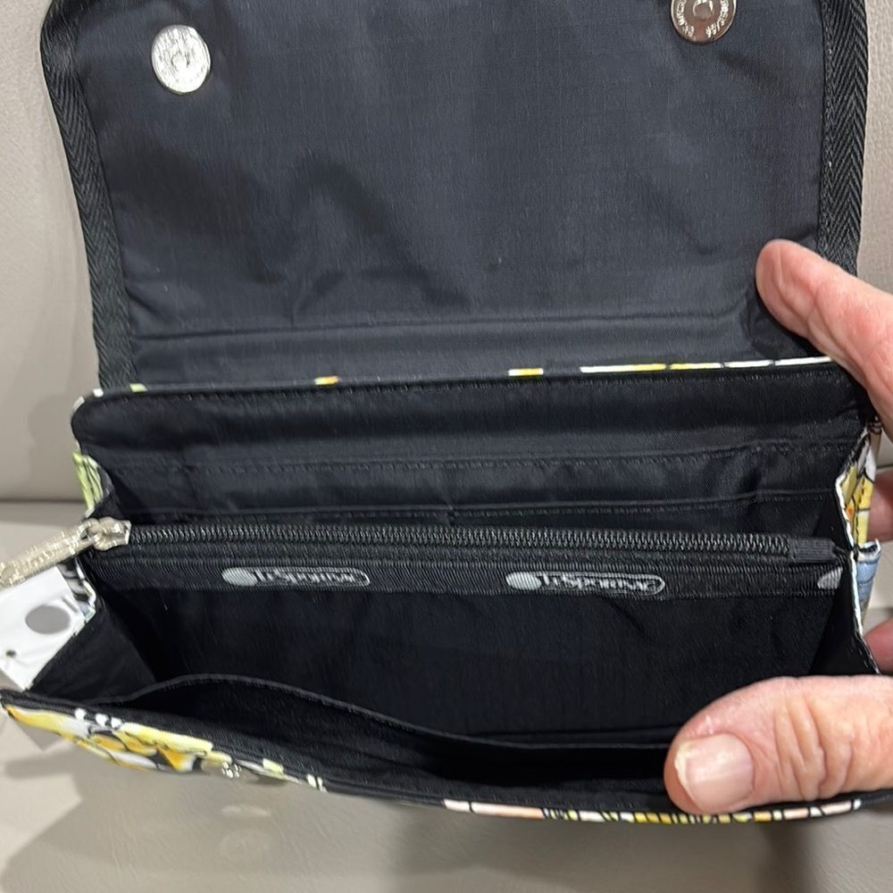 LeSportsac Floral Black Pouch - Picture 3 of 3